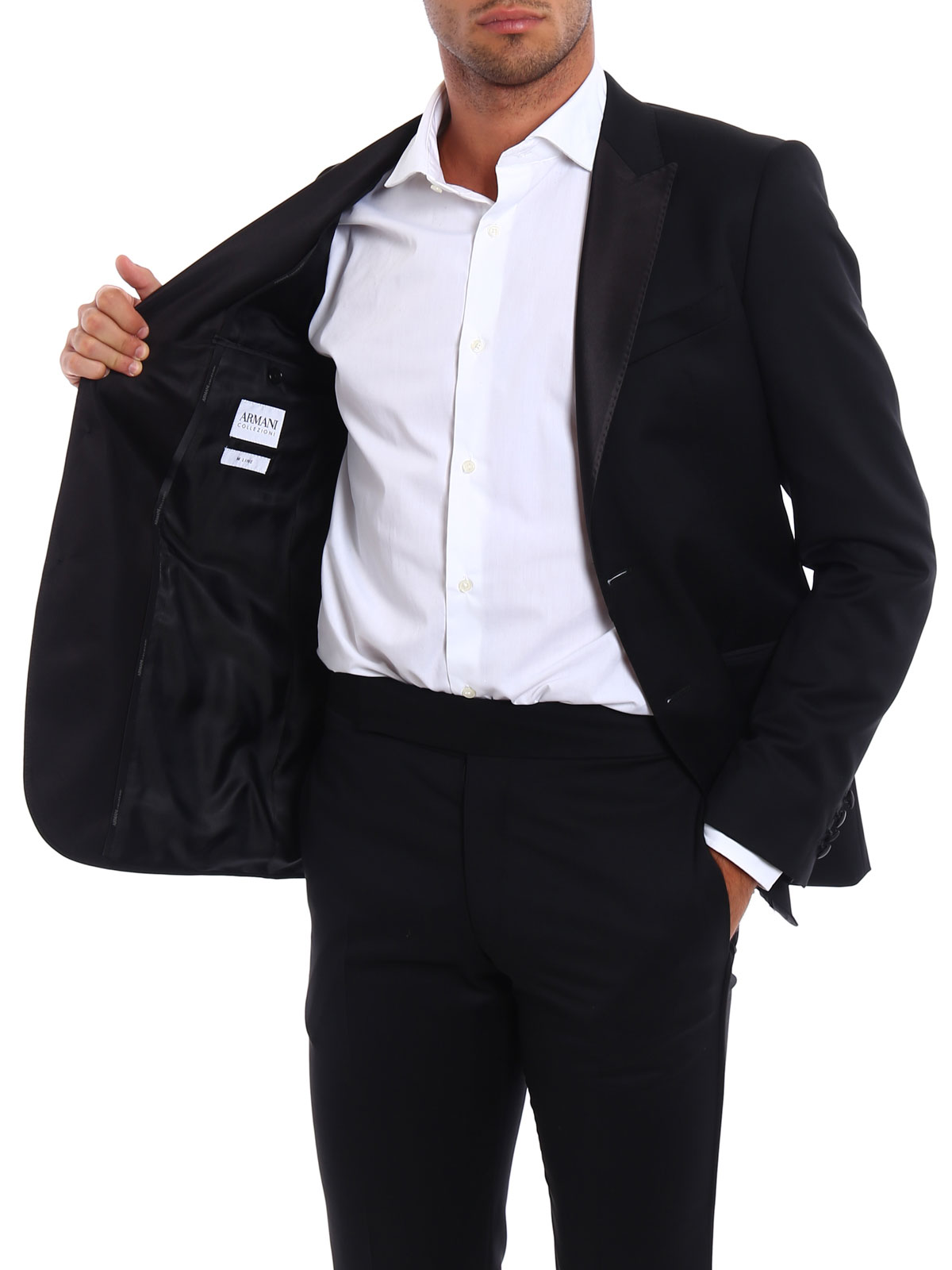 ARMANI Smoking Lana Vergine Black | 0CVMOP 0B002 | Botta \u0026 B Abbigliamento