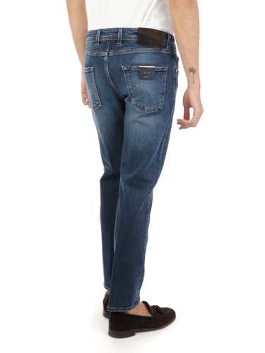 Picture of BRIGLIA 1949 | Men's Ribot Cotton Stretch Denim