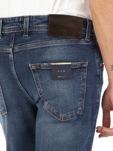 Picture of BRIGLIA 1949 | Men's Ribot Cotton Stretch Denim