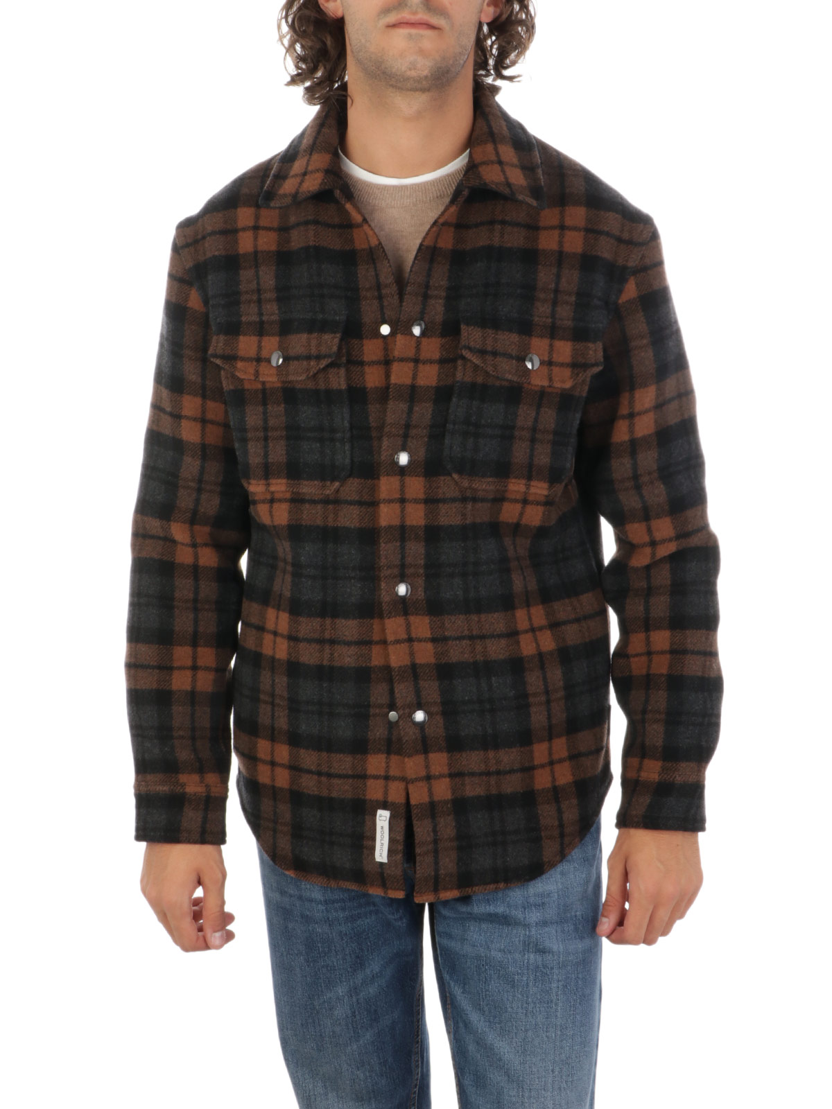 Picture of WOOLRICH | Men's Overshirt with Hood