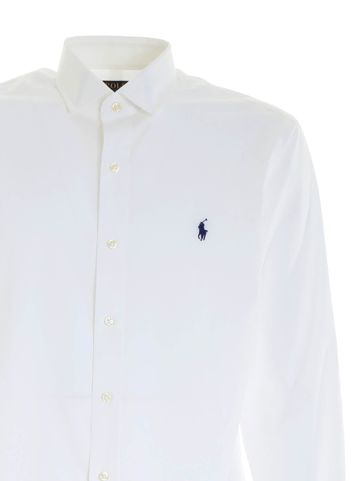 polo white button up