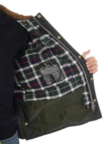 Immagine di BARBOUR | Giacca Uomo Festive Ashby Wax in Cotone Cerato