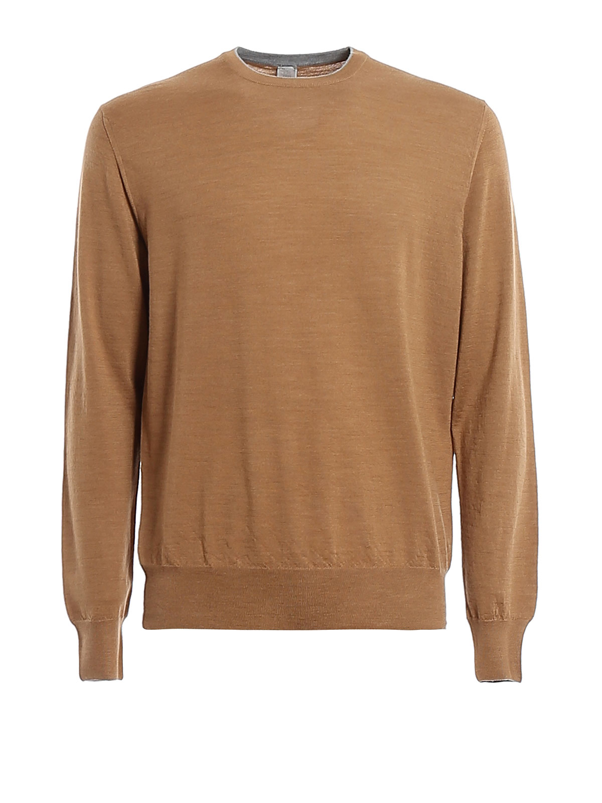 ELEVENTY Maglia Uomo in Misto Seta Cammello | A76MAGA16MAG0A023 | Botta \u0026 B  Abbigliamento