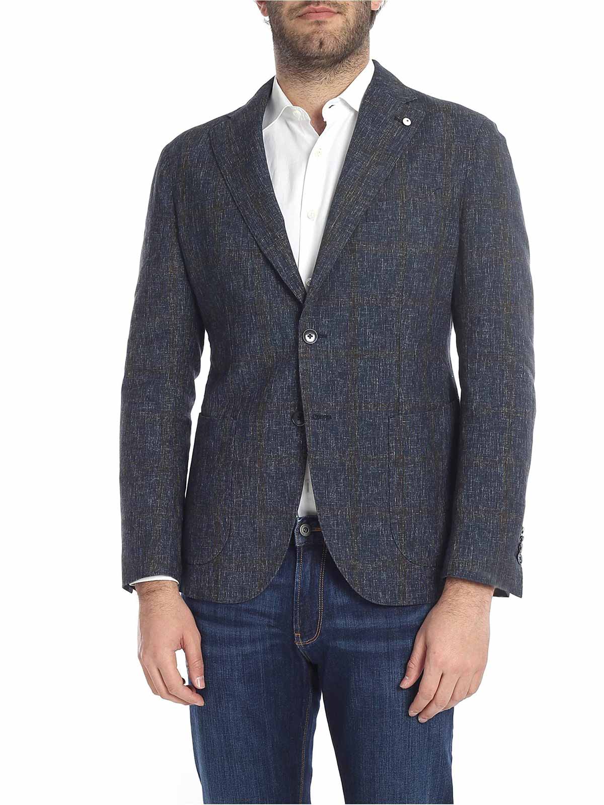 LBM 1911 Giacca Uomo in Lino e Cotone 02 | 95859 | Botta \u0026 B Abbigliamento