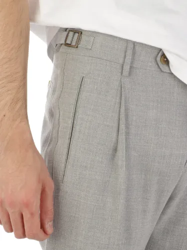 Picture of BERWICH | Men's Retro Trousers in Wool and Silk