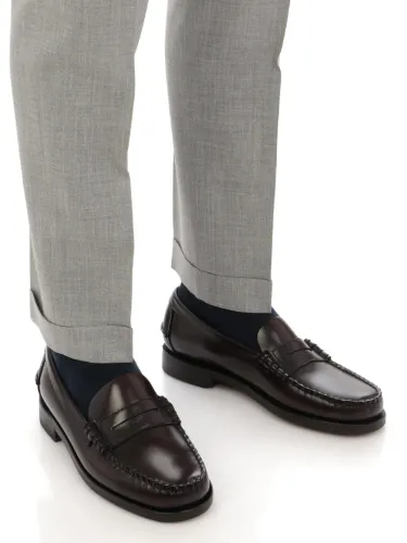 Picture of BERWICH | Men's Retro Trousers in Wool and Silk