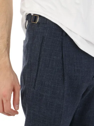 Picture of BERWICH | Men's Retro Trousers in Wool and Silk