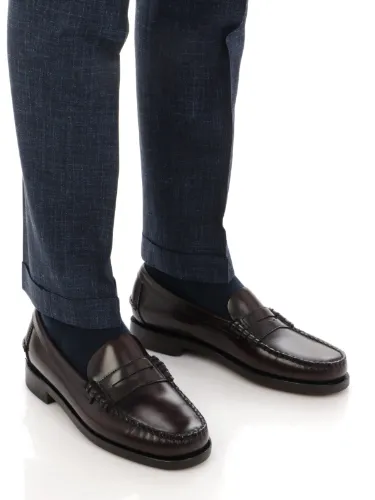 Picture of BERWICH | Men's Retro Trousers in Wool and Silk