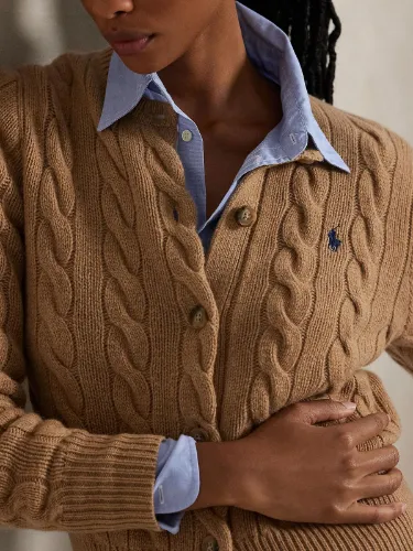 Picture of POLO RALPH LAUREN | Women's Wool and Cashmere Cardigan