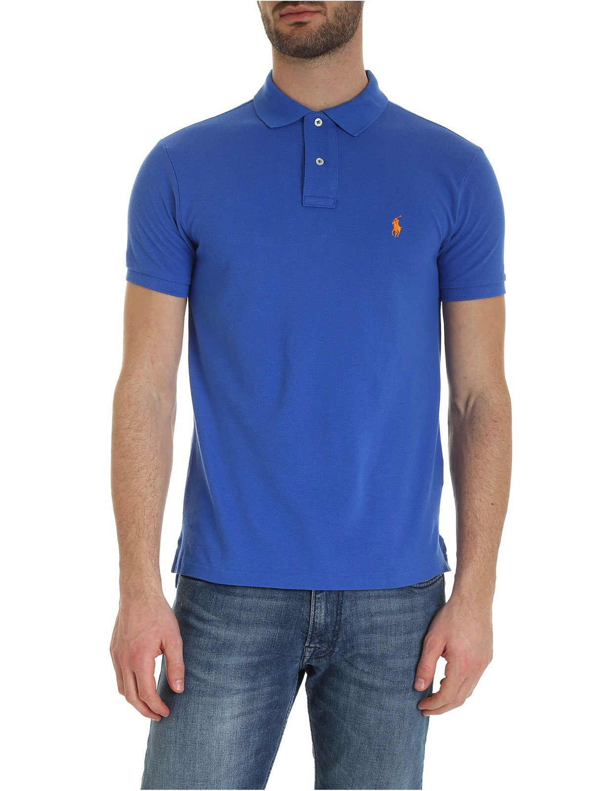Polo ralph lauren blu uomo outlet