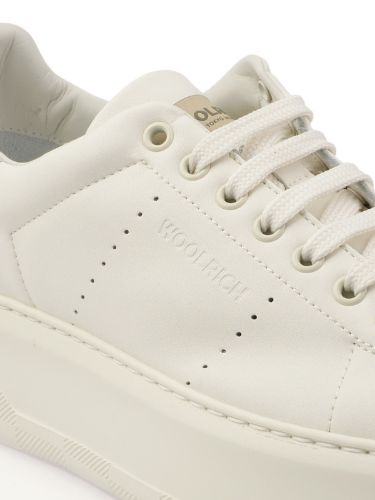 Picture of WOOLRICH | Women's Chunky Court Tex Canvas Sneakers