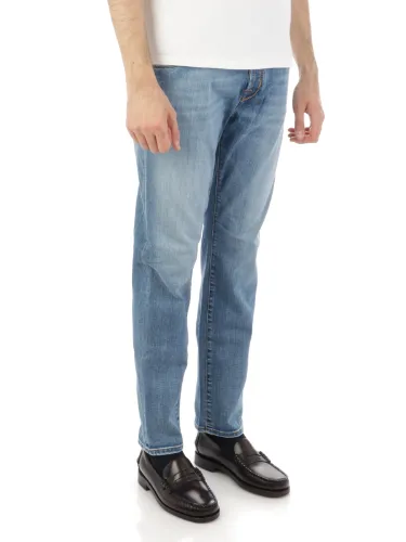 Picture of JACOB COHEN | Men's 5 Pocket Slim Fit Jeans Scott in Cotton