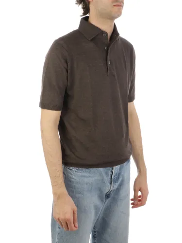 Picture of FILIPPO DE LAURENTIIS | Men's Paramontura Polo in Linen and Cotton