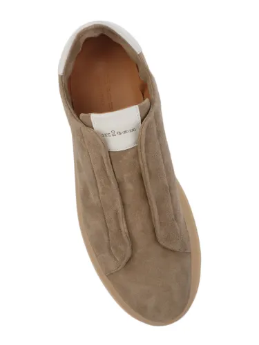 Picture of KITON | Men's Suede Sneakers Without Laces