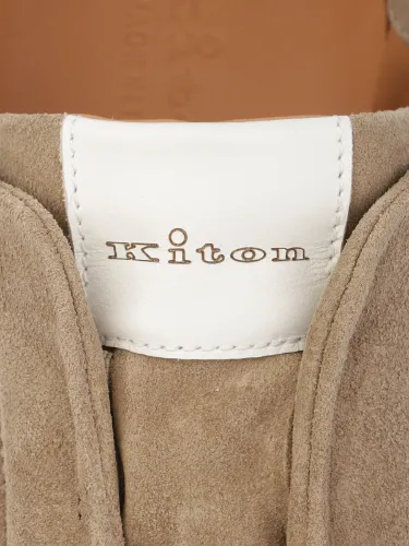 Picture of KITON | Men's Suede Sneakers Without Laces