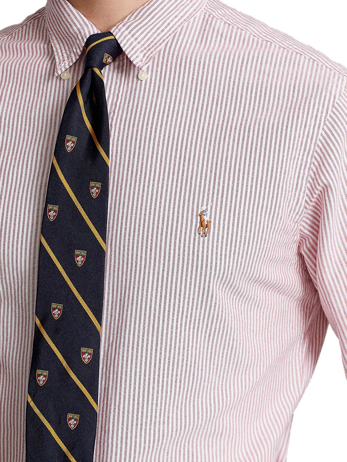 Picture of POLO RALPH LAUREN | Men's Slim Fit Oxford Striped Shirt