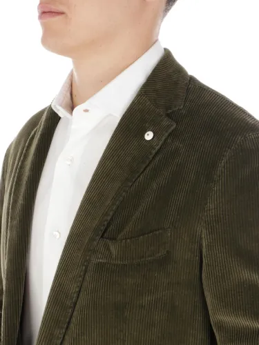 Picture of LBM 1911 | Men's Ribbed Velvet Blazer