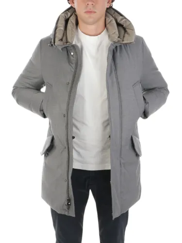 Picture of WOOLRICH | Men's Luxe Wool Parka Jacket