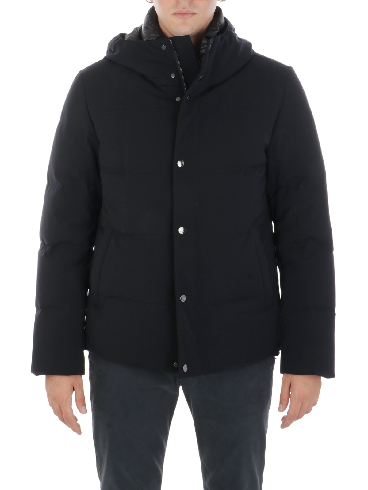 MONTECORE Piumino Uomo Stretch con Cappuccio