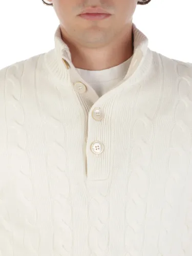 Immagine di BARBA | Pullover Uomo a Trecce in Lana e Cashmere