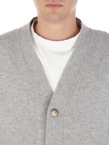 Picture of BARBA | Men's Virgin Wool Cardigan Sweater