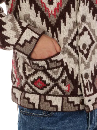 Immagine di FORTELA | Cardigan Uomo Navajo in Lana Merino