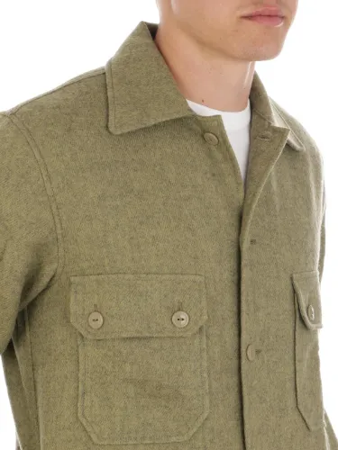 Picture of FORTELA | Men's Pepper Wool Overshirt