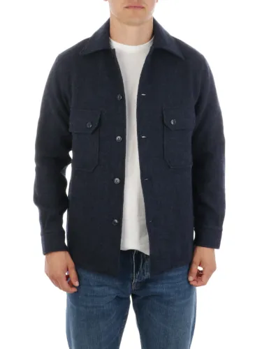 Picture of FORTELA | Men's Pepper Wool Overshirt