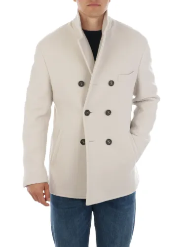Picture of ELEVENTY | Men's Wool and Cashmere Peacoat