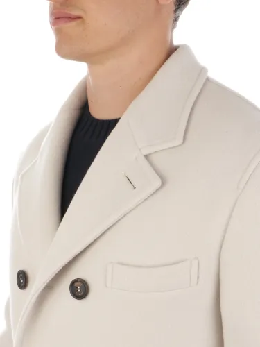 Picture of ELEVENTY | Men's Wool and Cashmere Peacoat