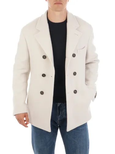 Picture of ELEVENTY | Men's Wool and Cashmere Peacoat
