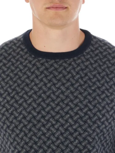 Picture of DRUMOHR | Men's Razor Blade Cashmere Sweater