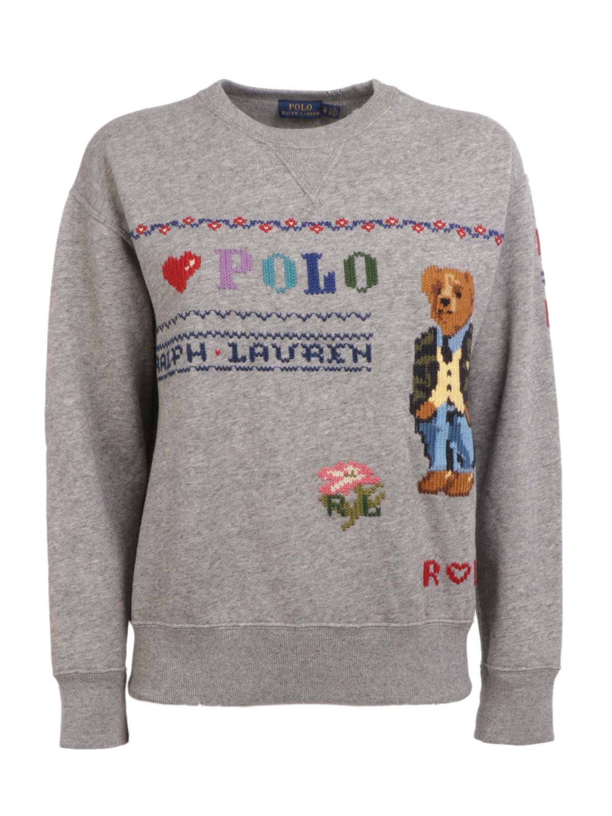 POLO RALPH LAUREN Women's Polo Bear Embroidery Sweatshirt