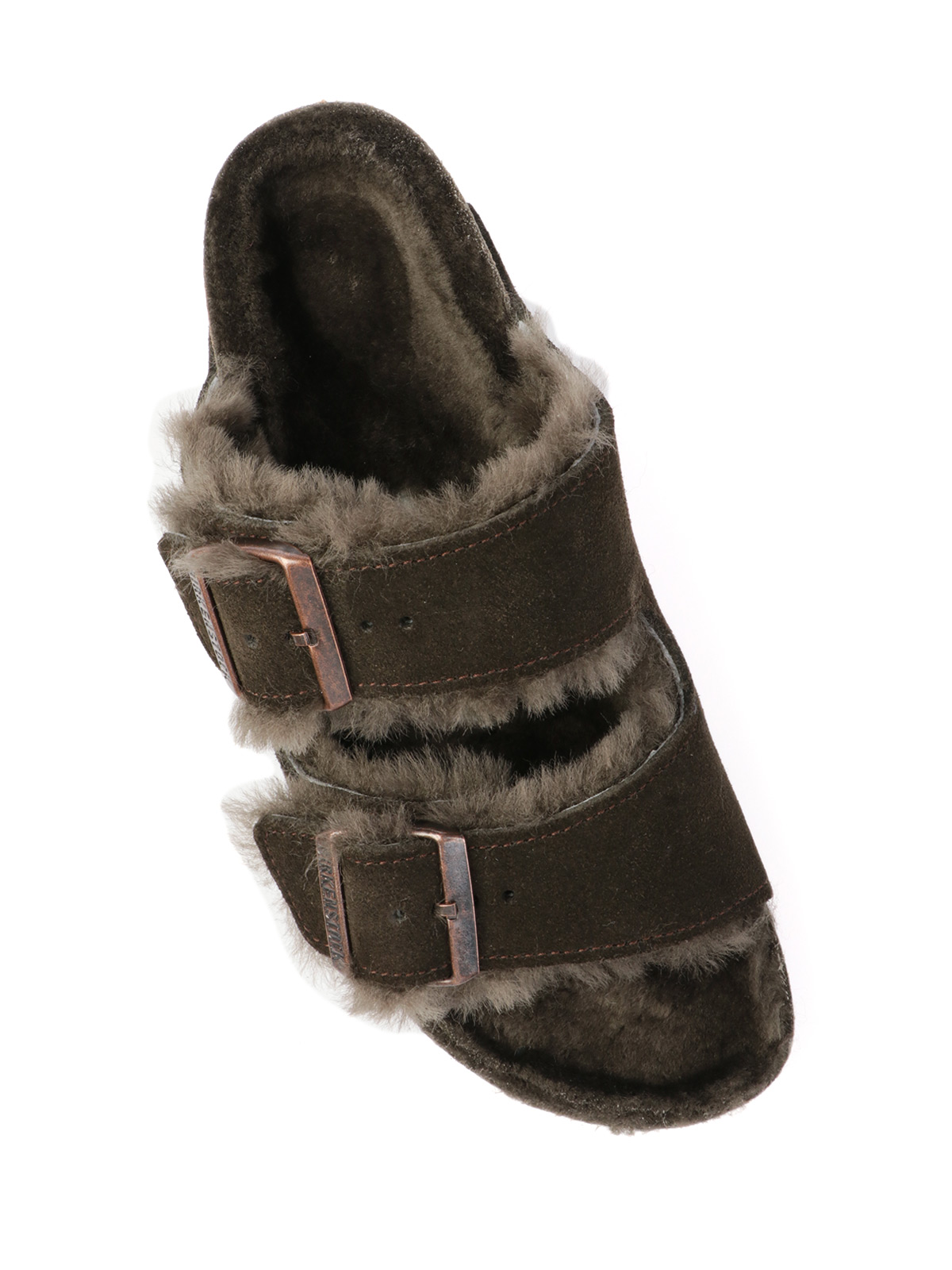BIRKENSTOCK Women s Arizona Shearling Slippers Mocca 1020528W