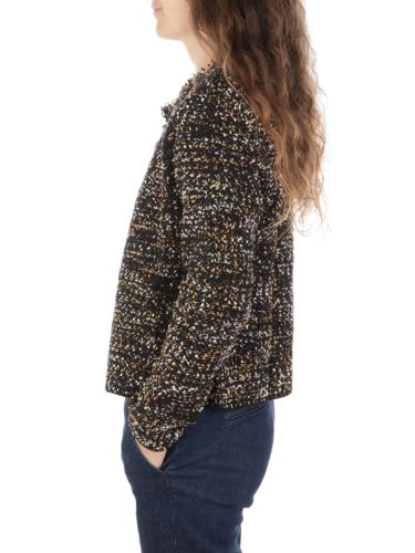 Immagine di KANGRA | Cardigan Corto Donna Punto Tramato