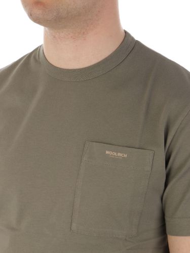Picture of Woolrich | Logo Pocket Tshirt