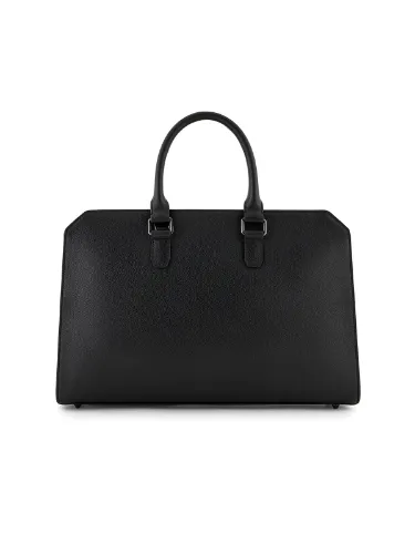 Picture of EMPORIO ARMANI | Men's Briefcase in Tumbled Leather
