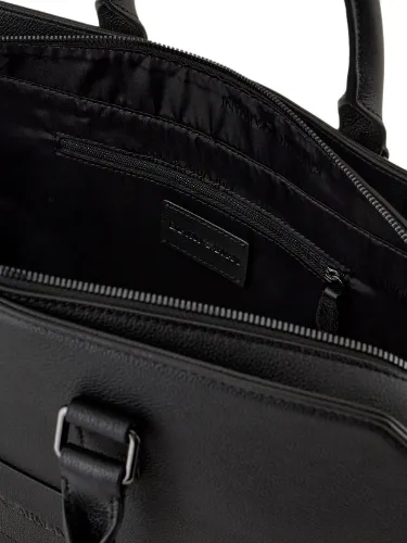 Picture of EMPORIO ARMANI | Men's Briefcase in Tumbled Leather