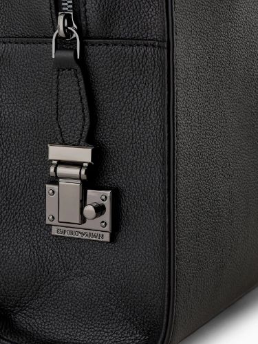 Immagine di EMPORIO ARMANI | Borsa Business Uomo in Pelle Bottalata