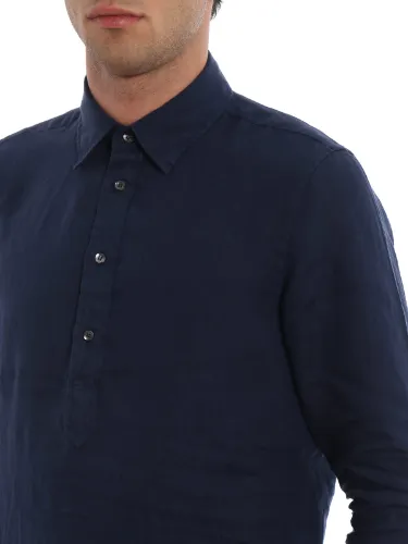 Picture of ASPESI | Men's 3-Button Linen Shirt