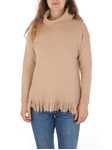 Picture of GIOROGA | Women's Herringbone Turtleneck Sweater
