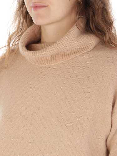 Picture of GIOROGA | Women's Herringbone Turtleneck Sweater