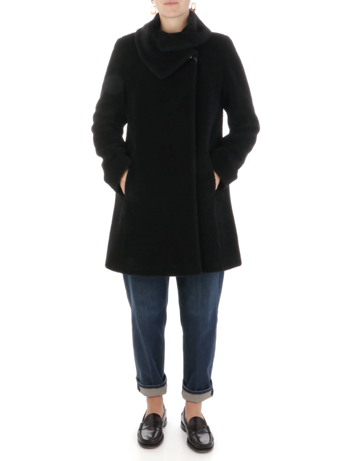 CINZIA ROCCA | Women's Wool and Alpaca Coat,CINZIA ROCCA | Women's Wool ...