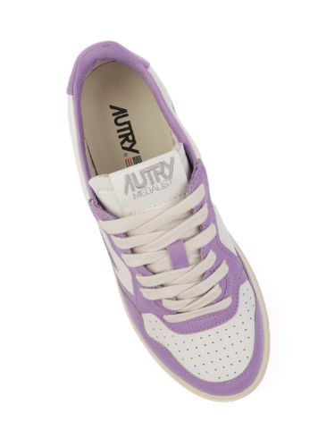Picture of AUTRY | Medalist Low Women's Sneakers In Two-tone Leather