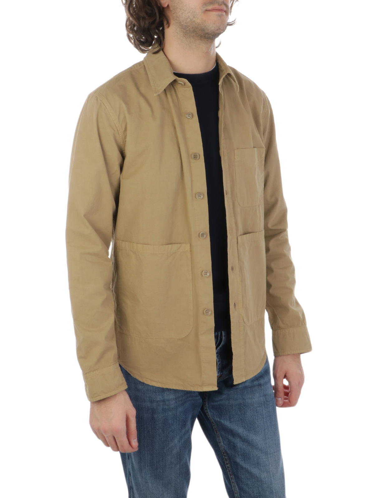 Picture of ASPESI | Men's Utility Shirt In Cotton