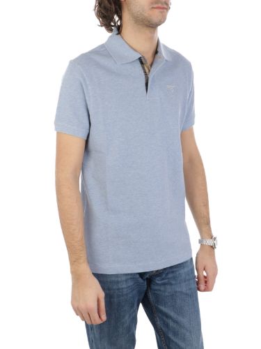Picture of BARBOUR | Men's Polo Shirt In Cotton Piqué