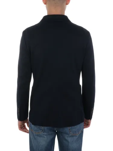Picture of CIRCOLO 1901 | Men's Double-Breasted Cotton Piqué Blazer