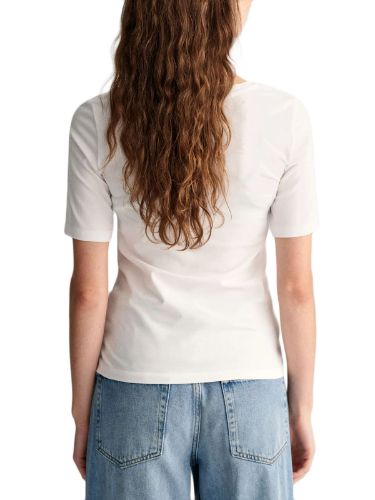 Immagine di Gant | Slim Cot/Ela Ss Scoop Neck Top
