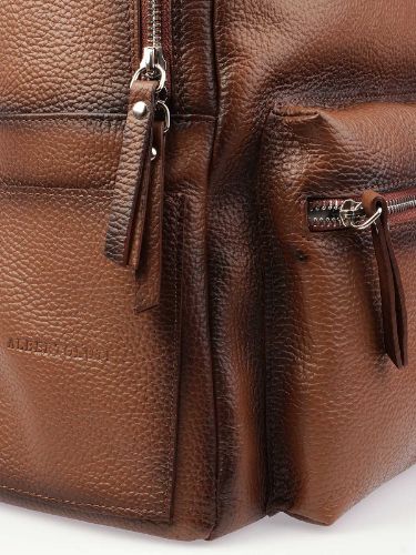 Picture of ALBERTO LUTI | Men's Aged Leather Backpack
