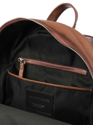 Picture of ALBERTO LUTI | Men's Aged Leather Backpack